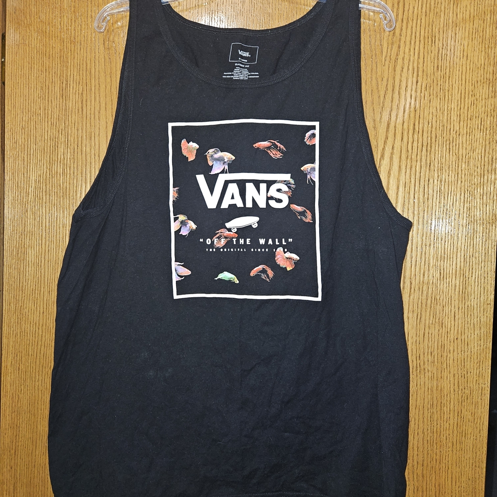 Vans Black Graphic Tank Top And T Shirts (3 Shirts Total)